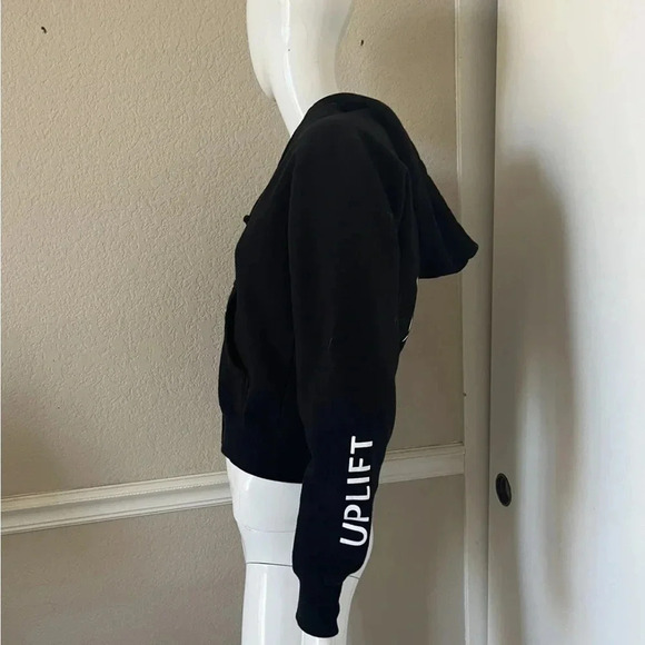 Stussy RARE collectors zip up hoodie black uplift lotus flower size medium - Picture 12 of 14